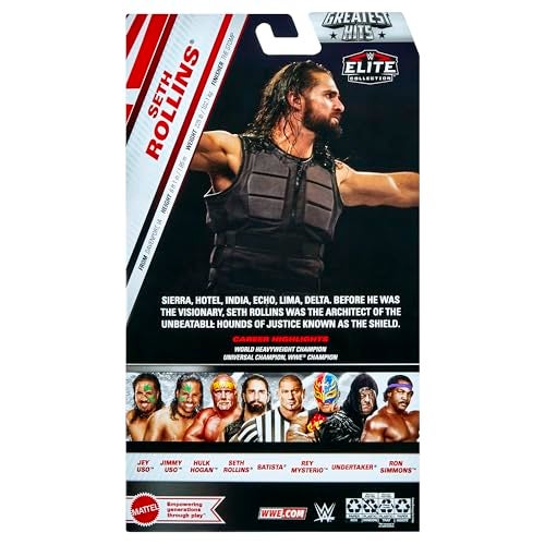 WWE Seth Rollins (Shield) Elite Greatest Hits 7 Toy Wrestling Action Figure - Image 3