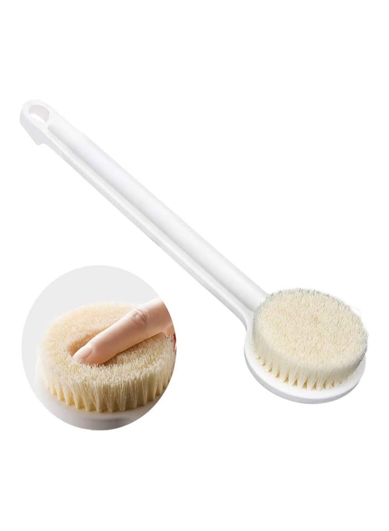 Dry Brushing Body Brush Shower Bath Long Handle Gentle Back Skin Scrubber Exfoliate Massage Improve Blood Circulation Cellulite Treatment - Image 2