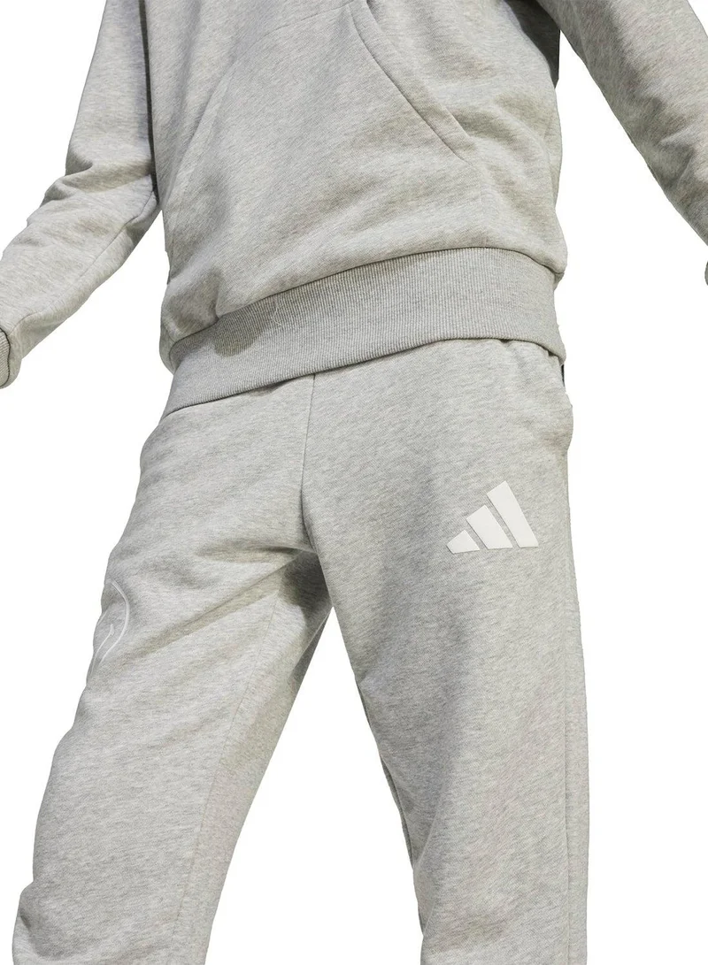 adidas بنطلون جيه سمي للأطفال رمادي