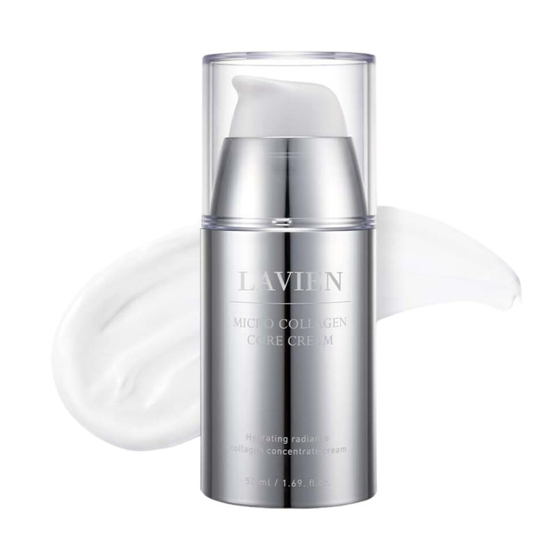 LAVIEN Collagen Face Cream Moisturizer 603 Collagen Extract with Elastin Shea Butter Korean Skincare Cream for Firm Hydrated Skin All Skin Types 169 Fl Oz - Image 2