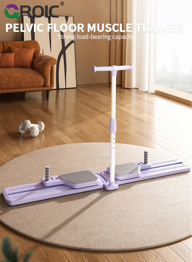 GROIC لوح بيلاتس 6 في 1، لوح تمرين متعدد الوظائف، مجموعة بيلاتس للضغط، آلة تمرين التزلج، آلة البطن، لوح اللياقة البدنية، معدات تمرين البطن للمنزل لكامل الجسم - Image 2