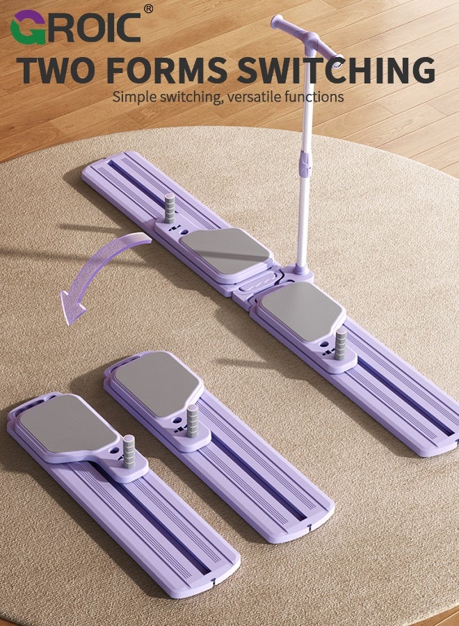 GROIC لوح بيلاتس 6 في 1، لوح تمرين متعدد الوظائف، مجموعة بيلاتس للضغط، آلة تمرين التزلج، آلة البطن، لوح اللياقة البدنية، معدات تمرين البطن للمنزل لكامل الجسم - Image 5