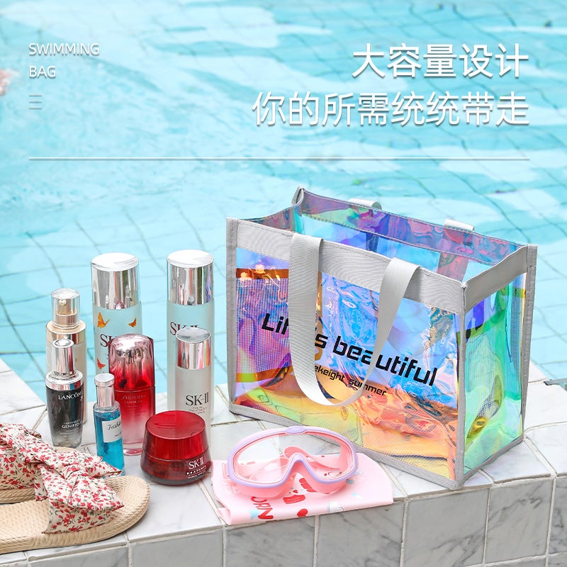 Large Capacity Colorful Portable Swimming Bag – Dry and Wet Separation Travel Storage Bag - Image 4
