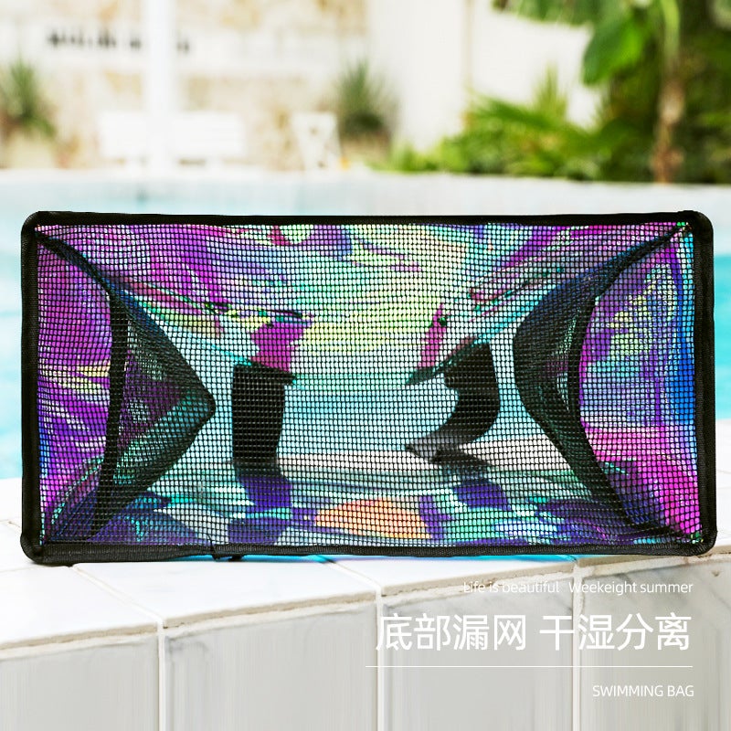 Large Capacity Colorful Portable Swimming Bag – Dry and Wet Separation Travel Storage Bag - Image 5