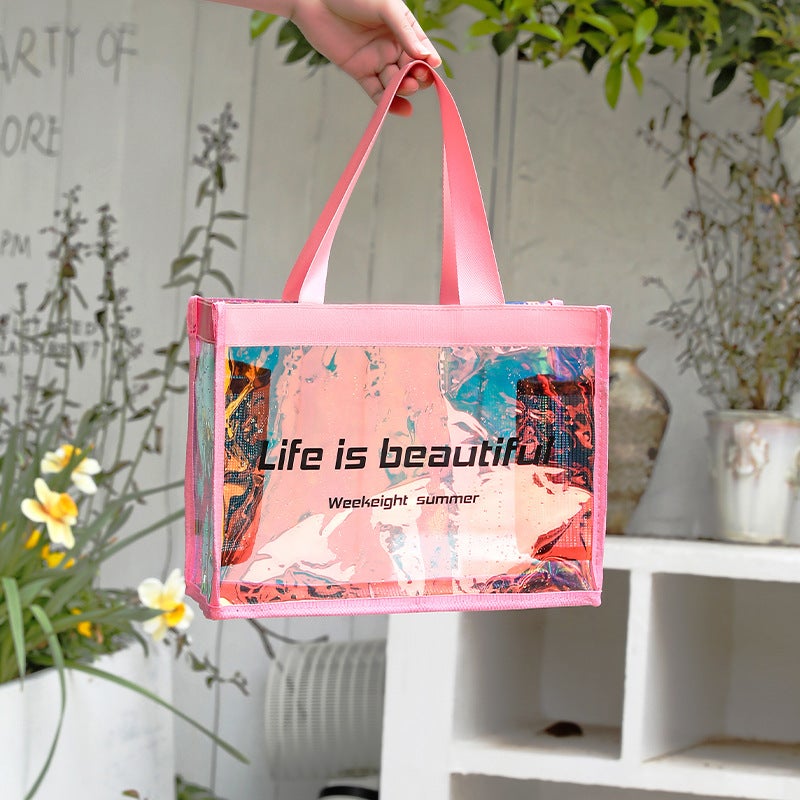 Large Capacity Colorful Portable Swimming Bag – Dry and Wet Separation Travel Storage Bag - Image 1