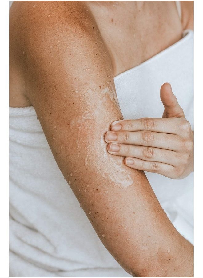 KP Elements - Body Scrub and Exfoliating Cream for Keratosis Pilaris Treatment Bundle (8 fl oz) | Bump Eraser Body Scrub | Body Exfoliant for Strawberry Legs - Image 1