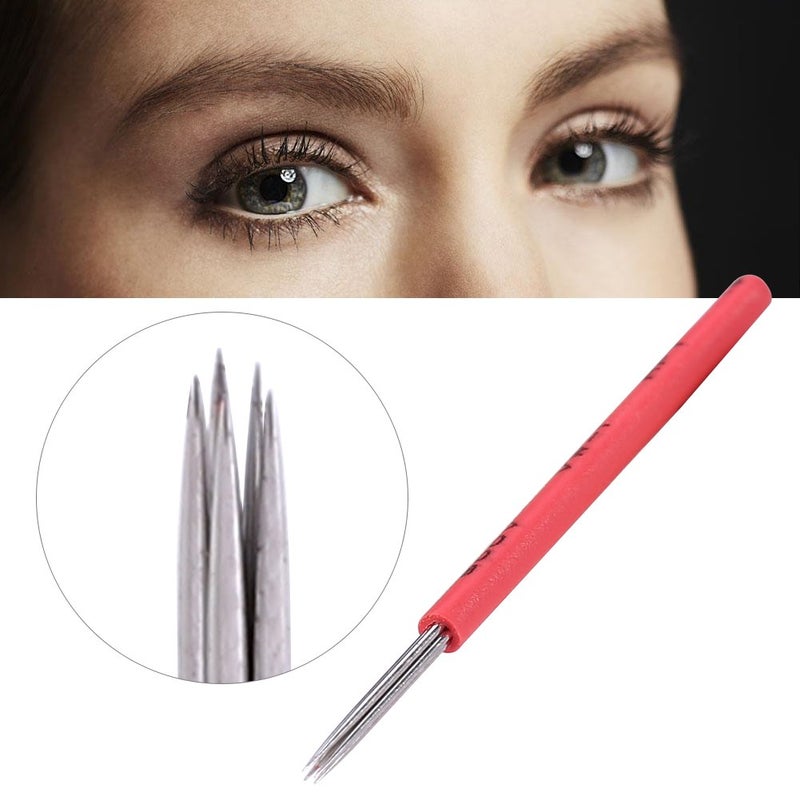 klarako 50Pcs R5 Liner Shading Needles Microblading Fog Eyebrow Blade For Semi Permanent Eyebrow Makeup Needles - Image 5