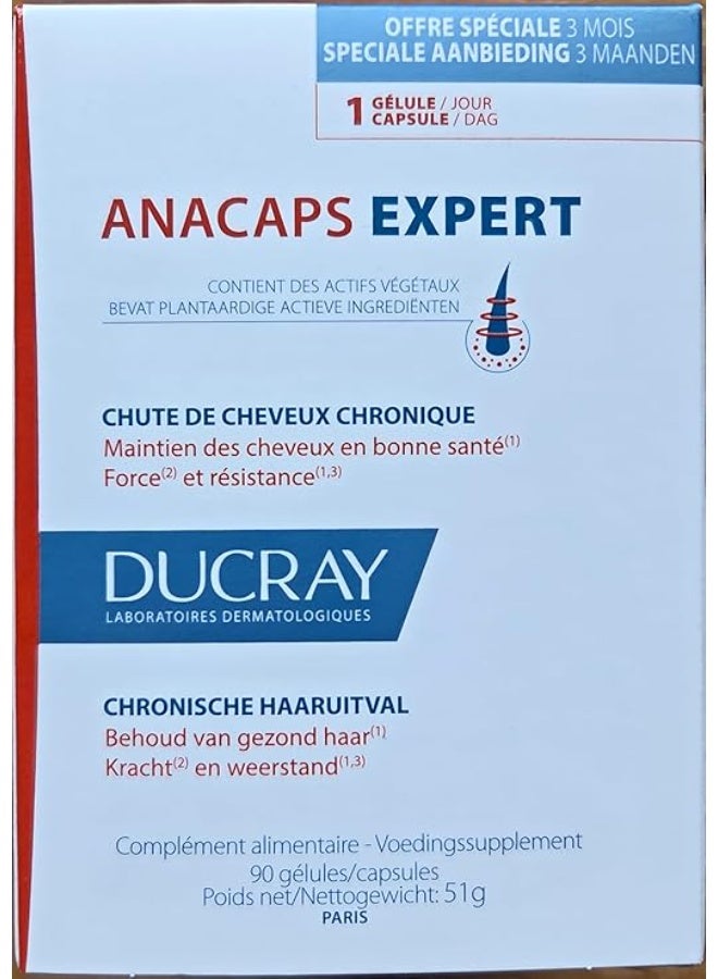 Ducray Anacaps Expert Complete Caida Reaccional 90 Cápsulas - Image 1