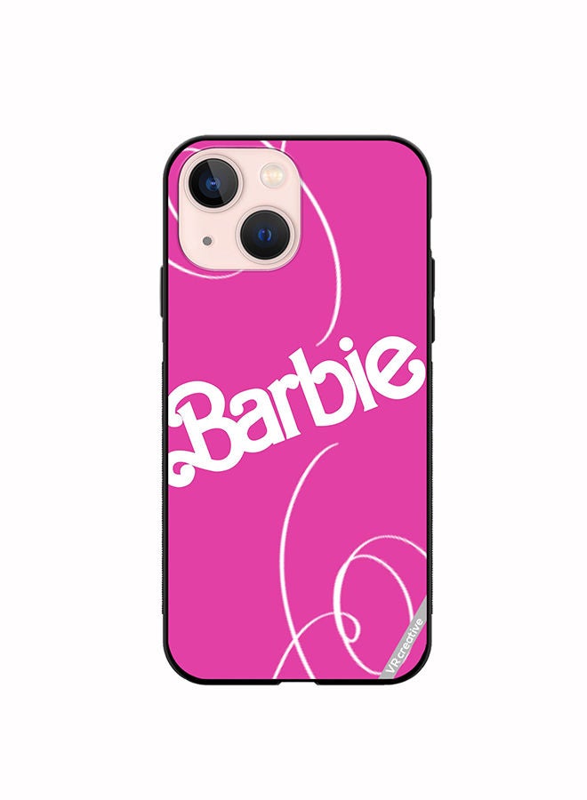 VR CREATIVE Protective Case Cover For Apple iPhone 13 mini Barbie Lines Design Multicolour - Image 1