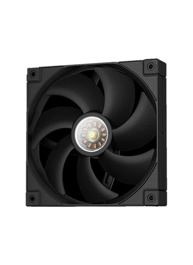 DEEPCOOL - FT14 140mm Black Single Fan – High-Performance PWM Cooling, Fluid Dynamic Bearing, Silent Operation, Superior Airflow for Cases & Radiators - Image 1