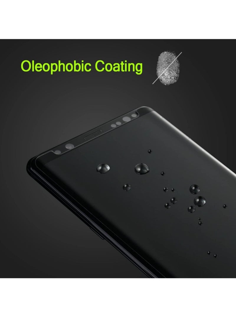 Raxoom Privacy Screen protector compatible with Samsung Galaxy Note9 Screen Protector Tempered Glass [Anti-Glare][HD Full Coverage][Easy Installation][Scratch Resistant][9H Hardness] - Image 3
