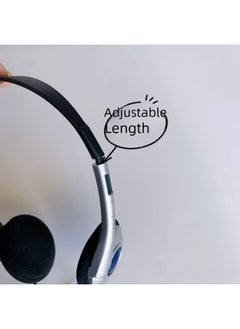 Generic Vintage Wired Headset Upgraded Version Ultra Light School Use Suitable For Tablet Huawei Other Devices-Color:Upgraded Campus Sapphire Blue Wired Headset (for Apple)  - Image 5