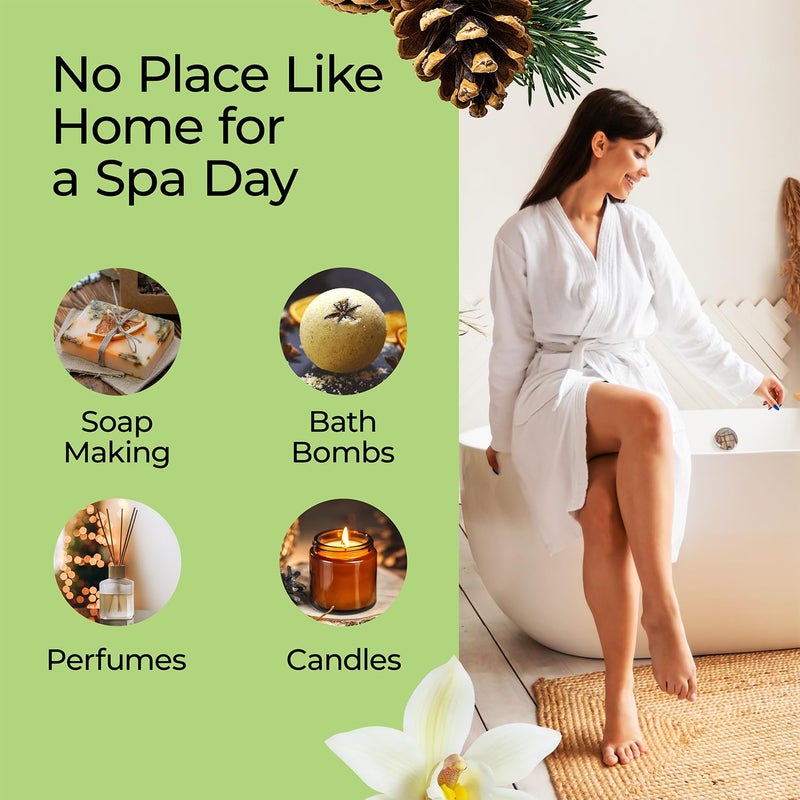 Good Essential - Professional Winter Fragrance Oil Set Cinnamon Vanilla Gingerbread Fragrance Oil for Candle Making, Soaps Perfume Diffuser Home Care - Aromatherapy Oil 6-Pack - Candle Fragrance Oil - Image 4