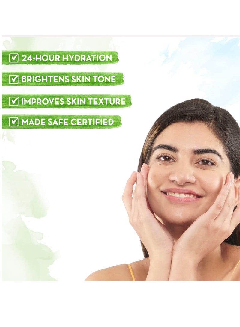 Mamaearth Rice Oil Free Face Moisturizer for Oily Skin With Rice Water and Niacinamide for Glass Skin  80 g