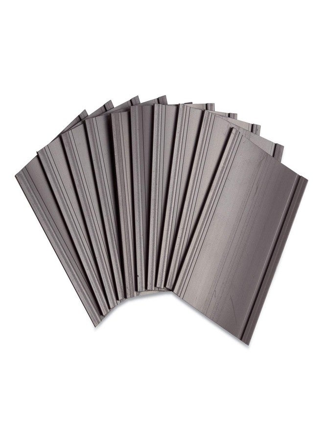 U Brands Magnetic Label Holders, 3" x 1.75", Black, 10 Pack, Reusable Magnetic Card Holders for Shelving, Warehouse Racks, File Cabinets, and Metal Surfaces - Image 1