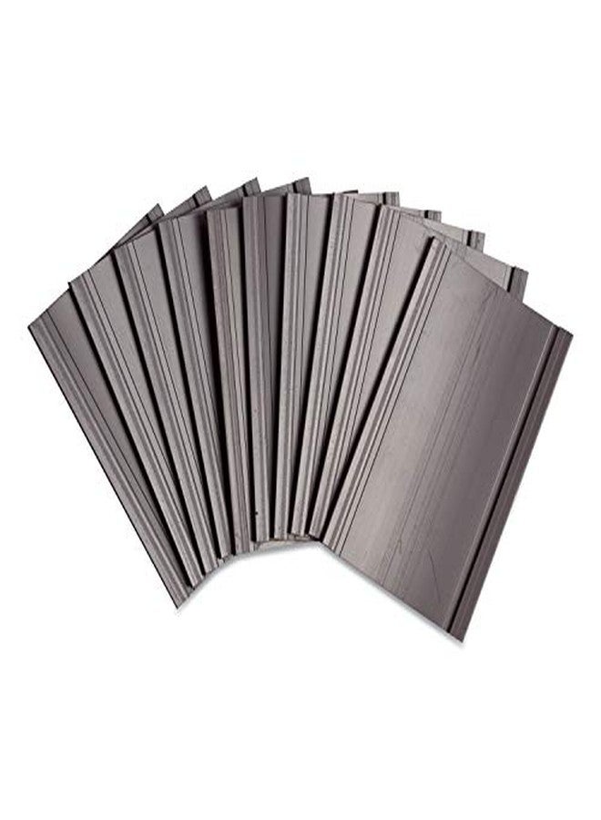 U Brands Magnetic Label Holders, 3" x 1.75", Black, 10 Pack, Reusable Magnetic Card Holders for Shelving, Warehouse Racks, File Cabinets, and Metal Surfaces - Image 2