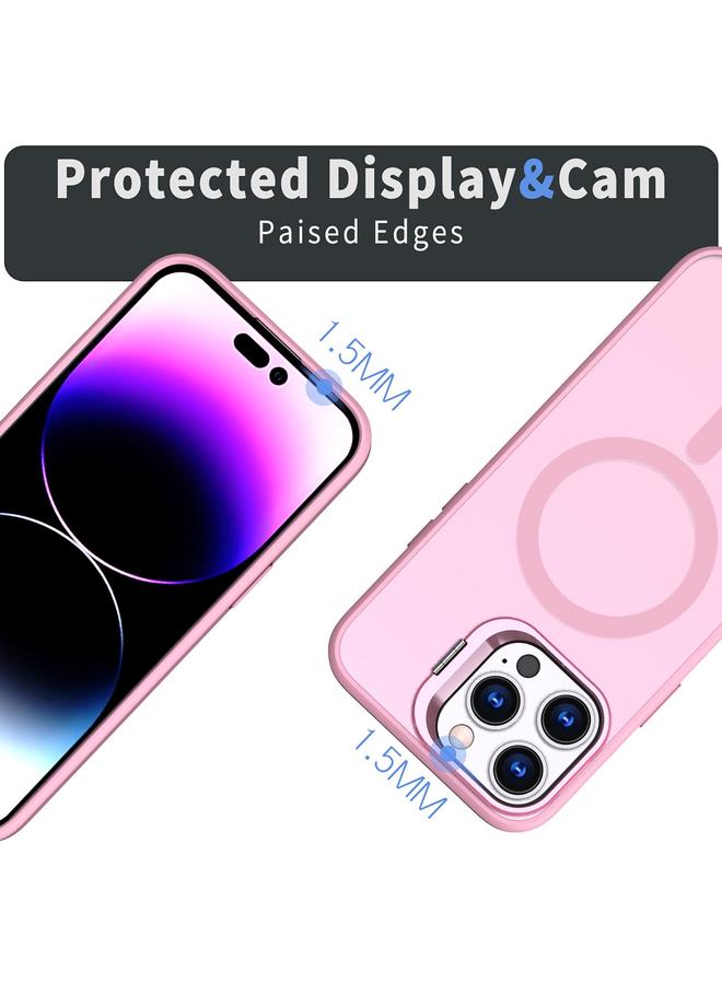 اس-توب جراب لهاتف iPhone 13 Pro حامل كاميرا معدني غير مرئي مع جراب مغناطيسي MagSafe للهاتف - Image 3