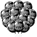 K1tpde 50PCS Black Bandana Balloons Cholo Gangsta Themed Balloons Set for Teens Cholo Theme Bandana Birthday Party Decor Western Party Supplies - Image 2