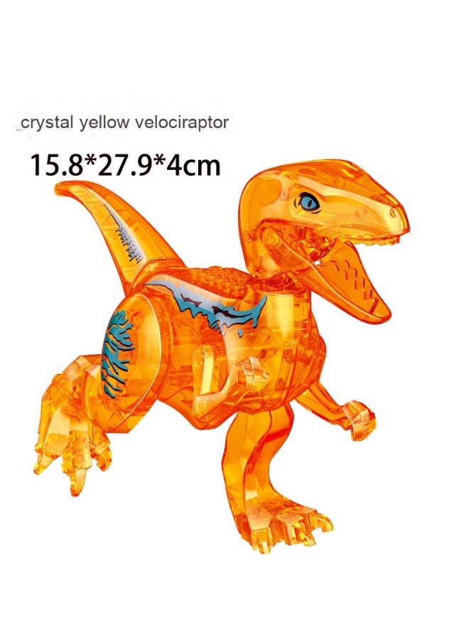 NIBEMINENT Jurassic Dinosaur Building Blocks - T-Rex and Huolongguo Dragon Set