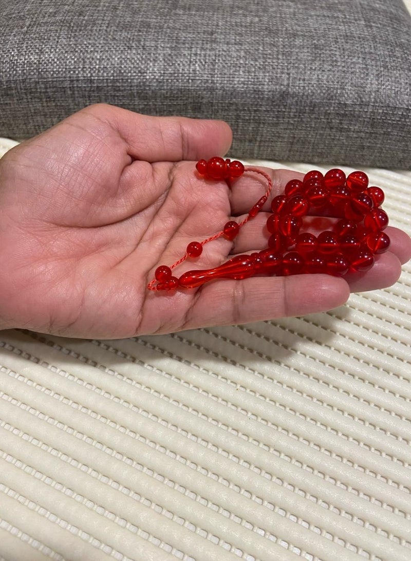 سبحة رجالية صغيرة من الفاتوران عدد الخرز 33 ومقاس الخرز 8mm - Image 4