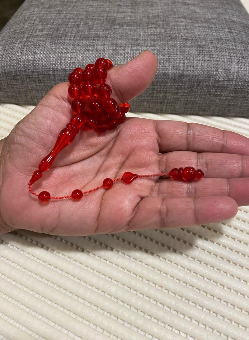 سبحة رجالية صغيرة من الفاتوران عدد الخرز 33 ومقاس الخرز 8mm - Image 3