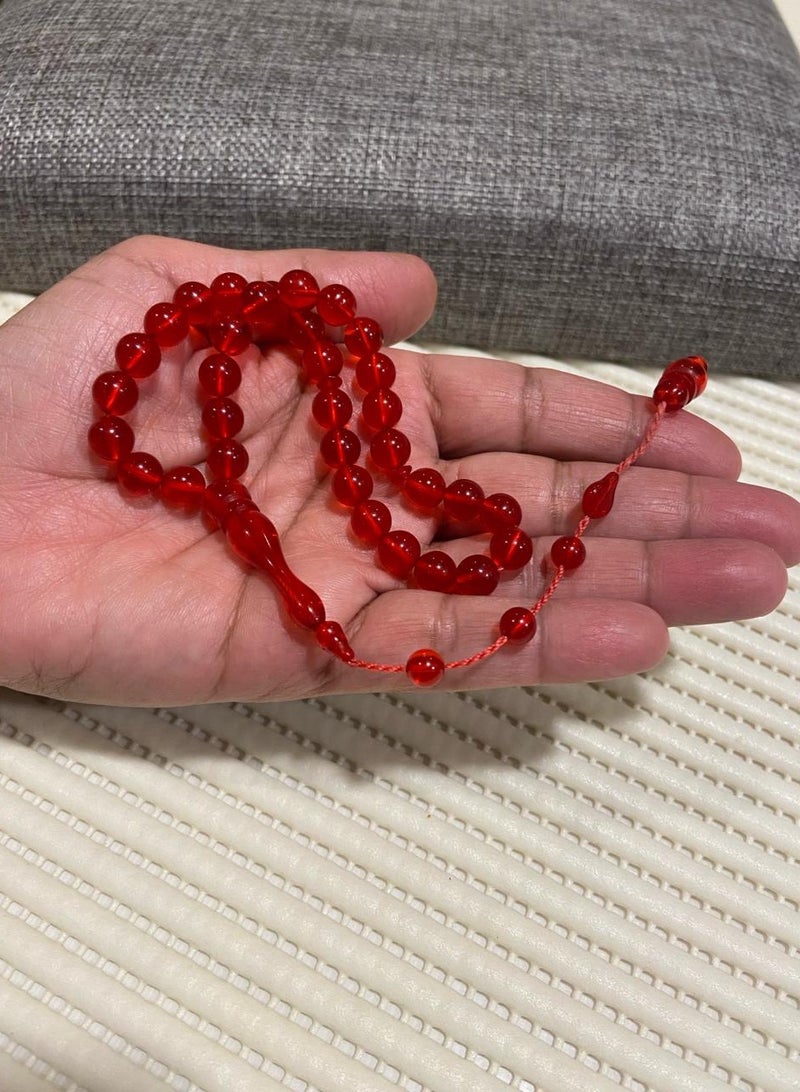 سبحة رجالية صغيرة من الفاتوران عدد الخرز 33 ومقاس الخرز 8mm - Image 1