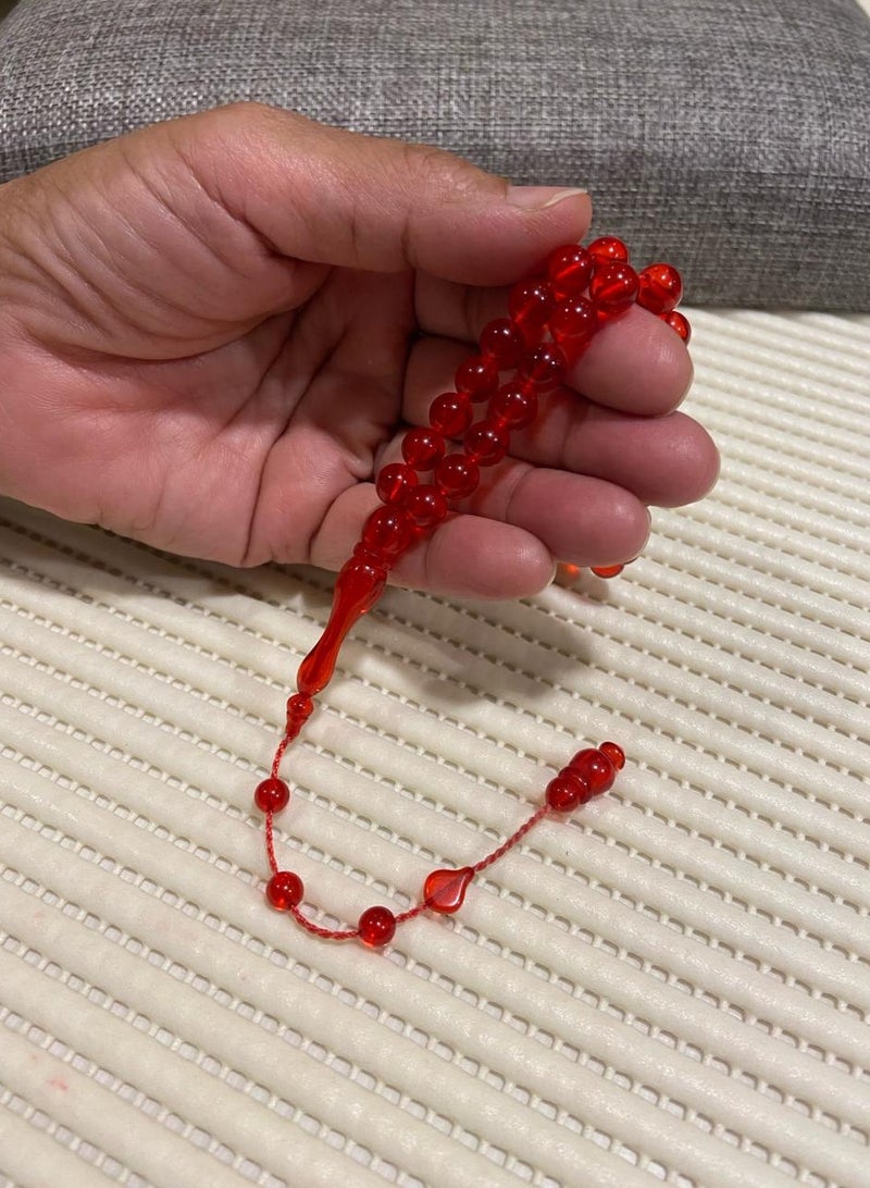 سبحة رجالية صغيرة من الفاتوران عدد الخرز 33 ومقاس الخرز 8mm - Image 5