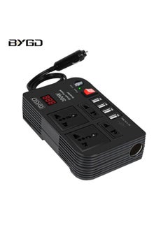 BYGD 300W Power Inverter 4 USB Fast Charging Converter Universal Socket DC 12V to AC 220V Power Adapter Inverter Vehicle Supplies  - Image 1