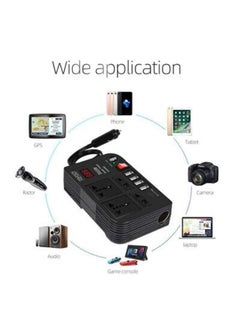 BYGD 300W Power Inverter 4 USB Fast Charging Converter Universal Socket DC 12V to AC 220V Power Adapter Inverter Vehicle Supplies  - Image 2