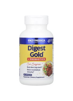 ENZYMEDICA Enzymedica, Digest Gold® + Probiotics, 90 Capsules  - Image 1