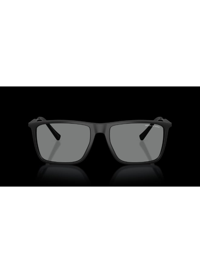 Armani Exchange نظارات شمسية للرجال من أرماني إكستشينج - AX 4160S - حجم العدسة: 57 مم - أسود غير لامع - Image 5