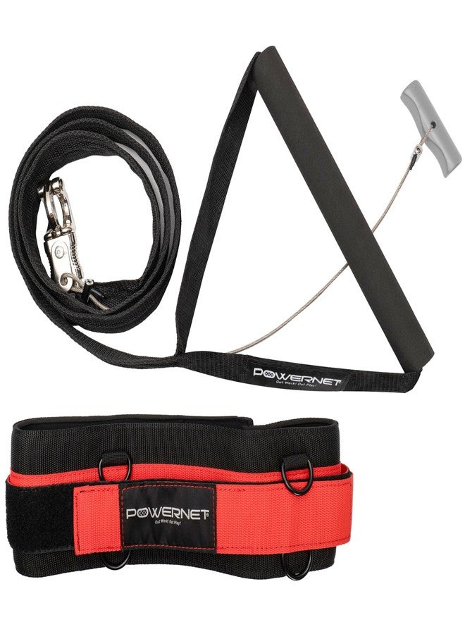 PowerNet Tension Trainer for Speed & Agility, Resistance Band Running Belt with Quick Release Handle, Speed Strength Training Equipment, Resistance Training for Basketball, Football, Baseball, Soccer - Image 1