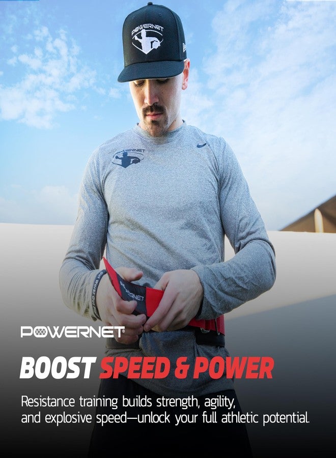 PowerNet Tension Trainer for Speed & Agility, Resistance Band Running Belt with Quick Release Handle, Speed Strength Training Equipment, Resistance Training for Basketball, Football, Baseball, Soccer - Image 4