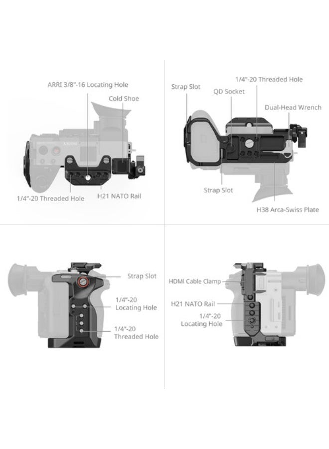 SmallRig Camera Cage for Sony FX2 - Image 4