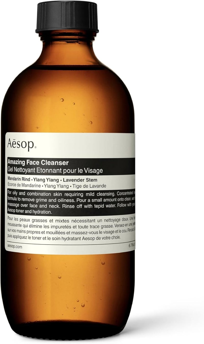 Aesop Amazing Face Cleanser - Gentle Cleansing Gel for Normal and Oily Skin, 200 ml - Image 1
