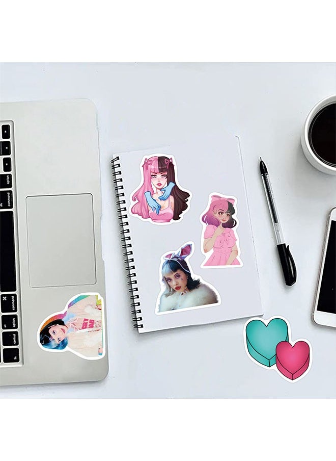 ZVEV 50-Piece Melanie Martinez Stickers Cute Vinyl Waterproof Sticker for Car, Luggage, Skateboard, Motorcycle, Stickers for Teens and Adults  - Image 3