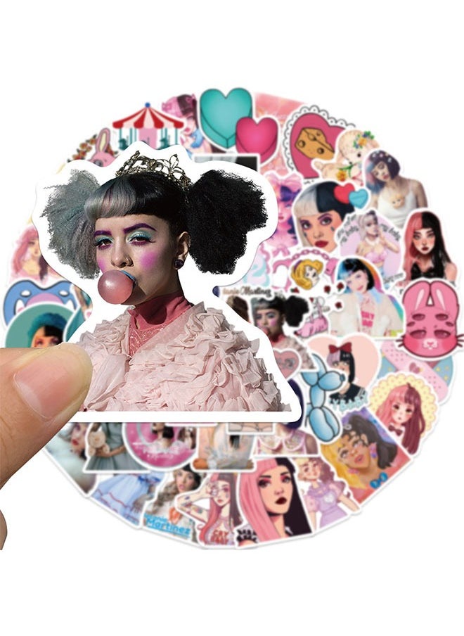 ZVEV 50-Piece Melanie Martinez Stickers Cute Vinyl Waterproof Sticker for Car, Luggage, Skateboard, Motorcycle, Stickers for Teens and Adults  - Image 2