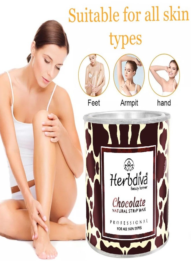 هيربيفا شمع هيربديفا لإزالة الشعر بالشوكولاتة، شرائح طبيعية، 1 كجم | عناية احترافية | طريقة مثالية لبشرة ناعمة كالحرير | مناسب لجميع أنواع البشرة - Image 5