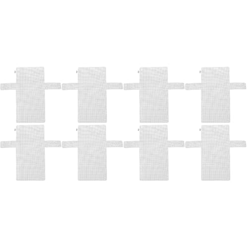EXCEART 8 pcs Handbag to Weave mesh Canvas Supplies The Cross Accessories Wallet Hook Bag Plastic Grid Panel Plastic Canvas Supplies Canvas Purses Netting Material Plastic Piece Liner - Image 1