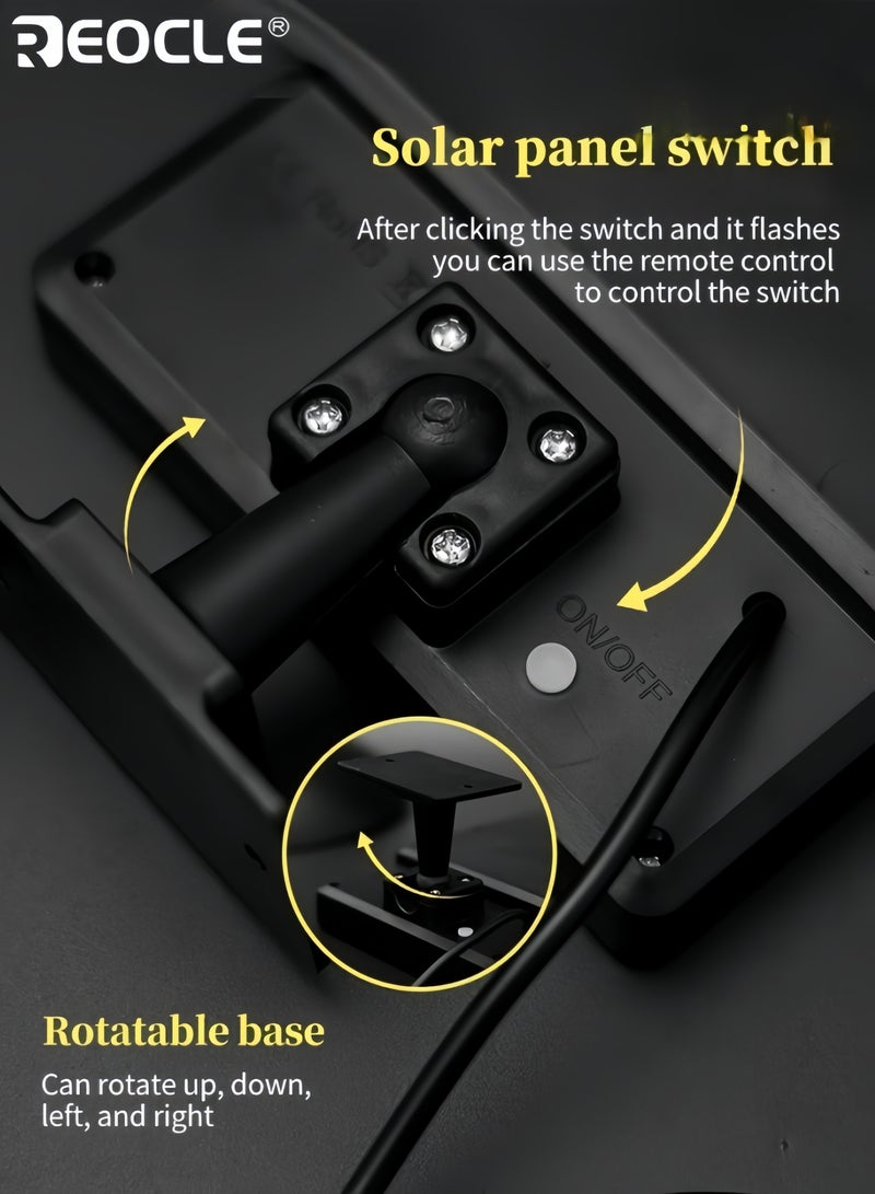 ريوكل مصباح معلق شمسي مع تحكم عن بعد لمبة LED شمسية قابلة للشحن نظام تعليق متين مادة مقاومة للماء ضوء شمسي معلق مناسب للحظيرة التخزين الحديقة - Image 4