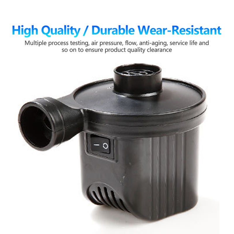 مضخة هوائية مزدوجة الغرض 220 فولت/36 فولت/12 فولت للمنزل والسيارة - مضخة نفخ كهربائية للسرير المنفوخ والقارب المطاطي وحلقة السباحة - Image 4