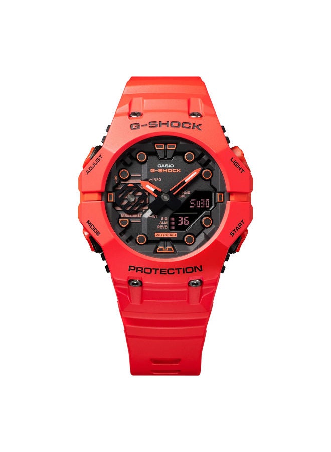سعر ومواصفات CASIO ساعة كرونوغراف من الراتنج GA-B001-4ADR (Z08DFD98B3F28BD3BF4D8Z) على Noon EG