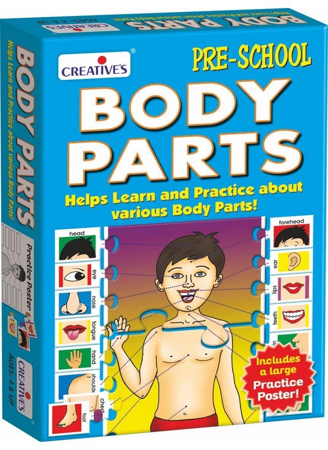 Creative's - Creative's Body Parts | Pre-School Learning & Educational Puzzles | Children Identify Body Parts | Learning Puzzles for Kids | Ages 4 & Up - Image 1