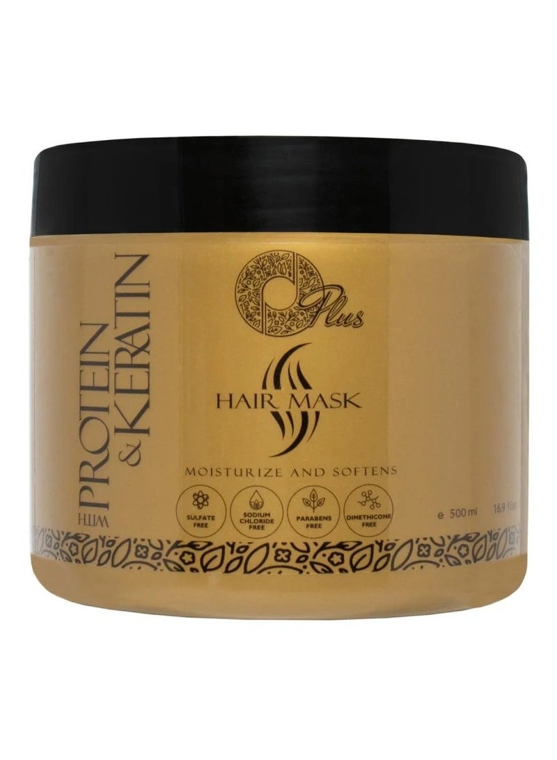 Oplus Protein and Keratin Hair Mask 500ml - Image 1
