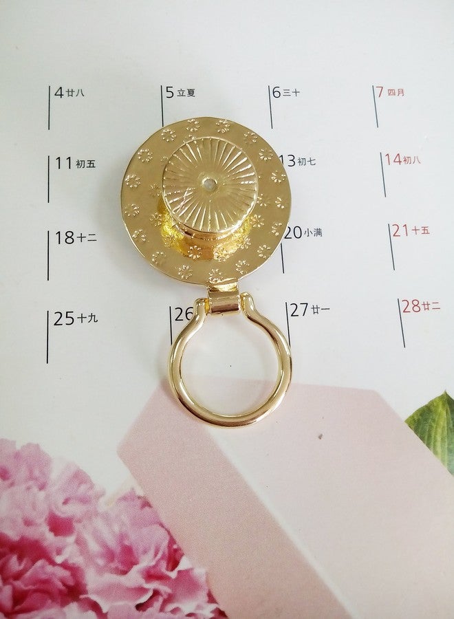 MANZHEN Transparent Glass Natural Abalone Paua Shell Magnetic Eyeglass Holder for Shirt（Gold） - Image 4