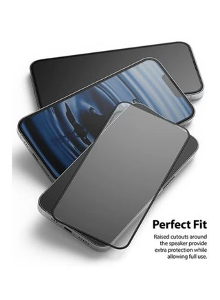Tempered Dustproof Glass Screen Protector Compatible For iPhone 15 - view 3