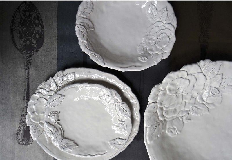 Virginia Casa Virginia Romantica Rose White Salad Plate - Image 4