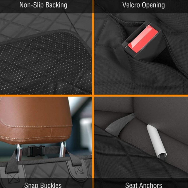 Bao dan Baodan Dog Car Seat Cover - Scratch Proof and Waterproof Back Seat Protector for Dogs - Image 2