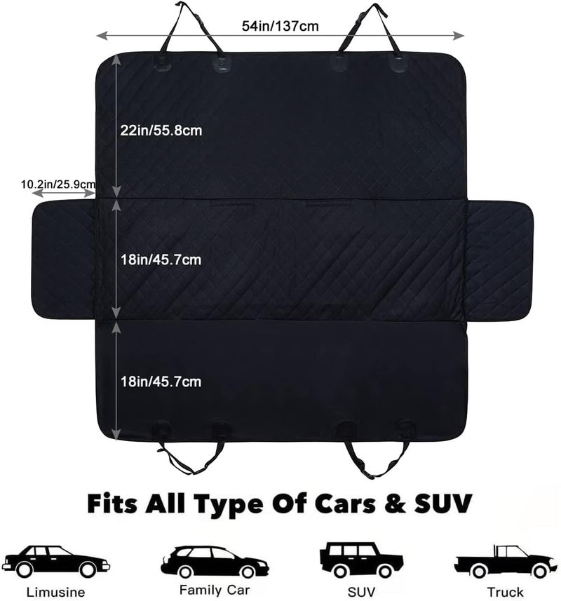 Bao dan Baodan Dog Car Seat Cover - Scratch Proof and Waterproof Back Seat Protector for Dogs - Image 3