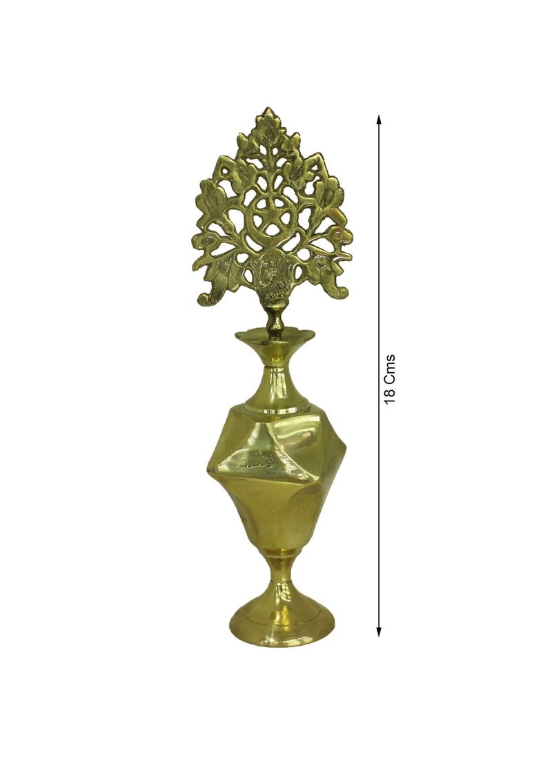 Generic - Brass Arabic Design Surma dani | Kohl Pot | Kajal Pot | Eye Liner - Image 1